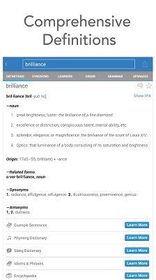 تحميل قاموس انجليزي ناطق للاندرويد بدون نت Download Dictionary.com English Dictionary for Android